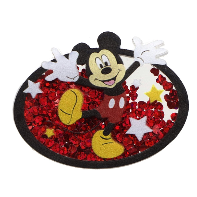 Mouse Quicksand Sequin Resin FeeFiFauxLeather