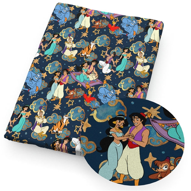 Princess Printed Faux Leather Sheet FeeFiFauxLeather