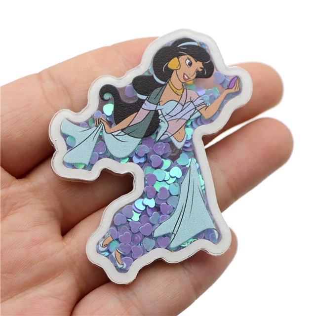 Jasmine Princess Quicksand Sequin Resin