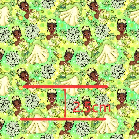 Princess Printed Faux Leather FeeFiFauxLeather