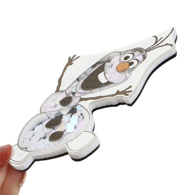 Olaf Frozen Quicksand Sequin Resin