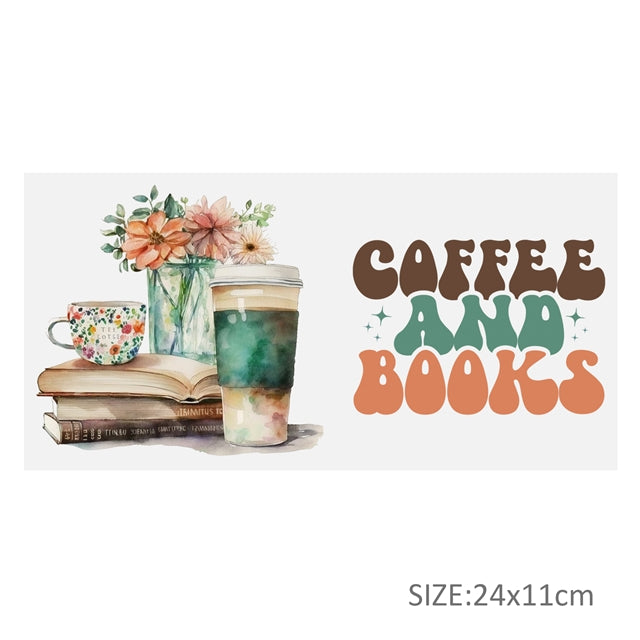 Coffee UV DTF Cup Wrap – Easy Cup Wrap for Tumblers & Projects FeeFiFauxLeather