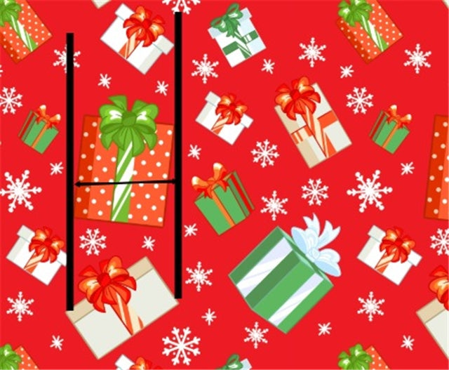 Christmas Presents Printed Faux Leather Sheet FeeFiFauxLeather