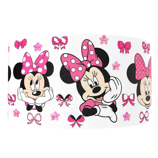 Mouse 1 Yard 1 1/2 Inch Wide Printed Grosgrain Ribbon FeeFiFauxLeather