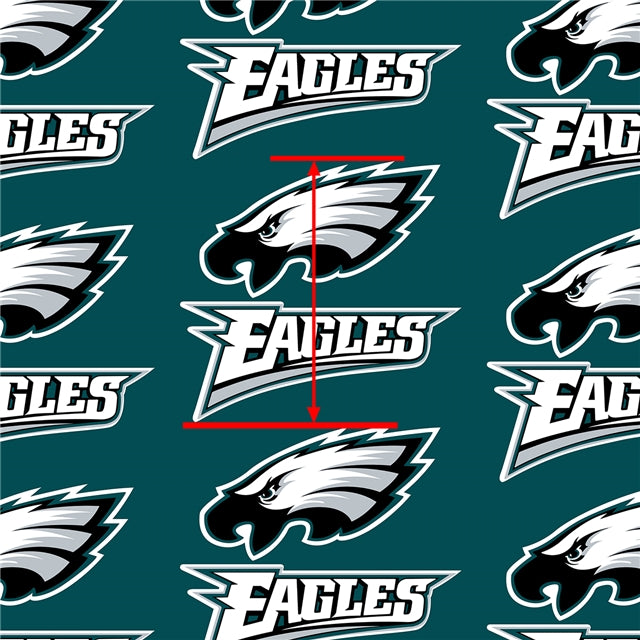 Eagles Football Printed See Through Sheet Clear Transparent Sheet