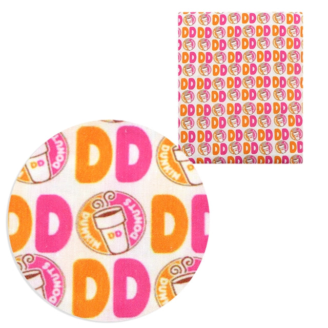 Dunkin’ Donuts Printed Fabric