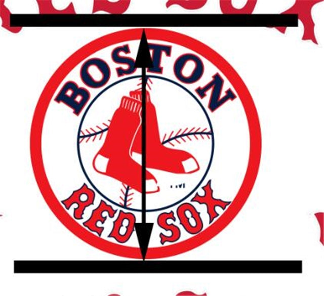 Red Sox Baseball Printed Faux Leather FeeFiFauxLeather