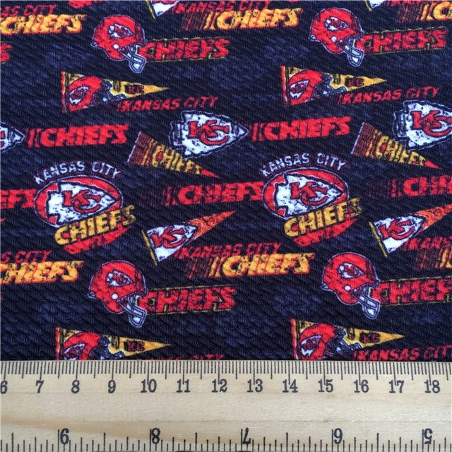 Chiefs Football Printed Fabric