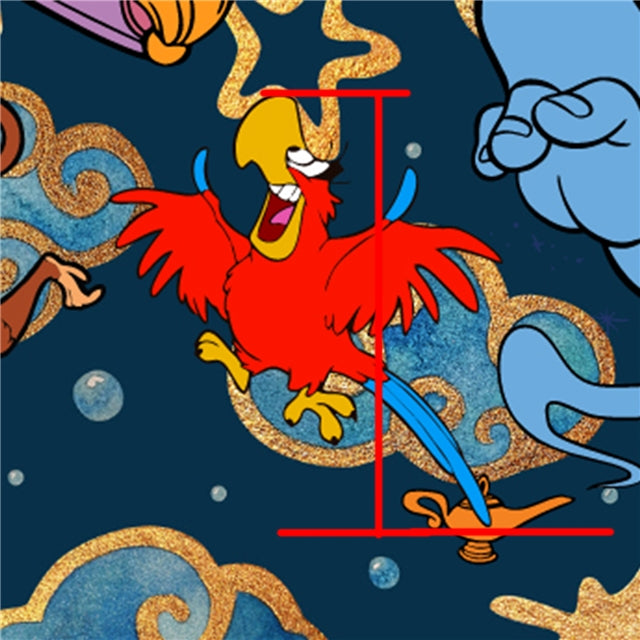 Princess Printed Faux Leather Sheet FeeFiFauxLeather