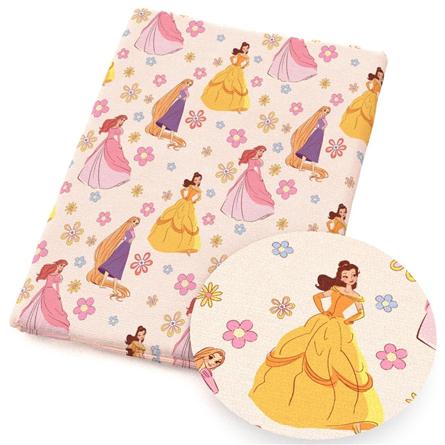 Princess Printed Faux Leather Sheet FeeFiFauxLeather