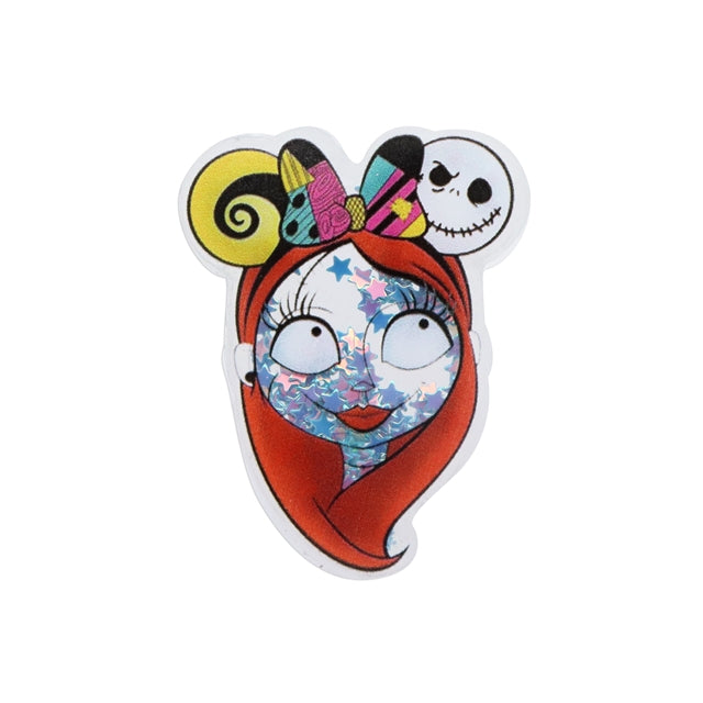Sally Nightmare Before Halloween Quicksand Sequin Resin FeeFiFauxLeather