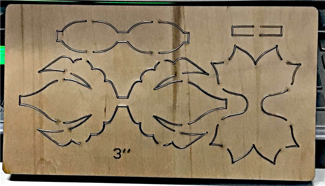 3 Inch Bow Cutting Die for Making Bows 4 Sizes FeeFiFauxLeather