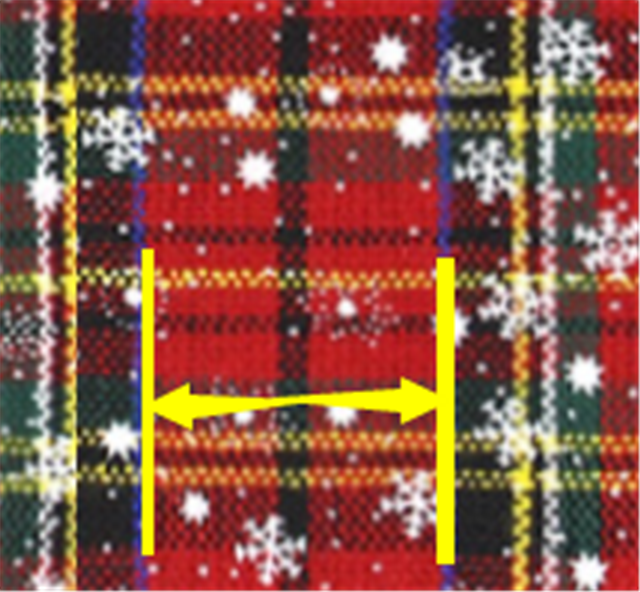 Red Christmas Plaid Smooth Printed Faux Leather Sheet FeeFiFauxLeather