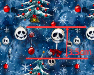 Nightmare Before Christmas Textured Liverpool/ Bullet Fabric