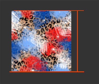 Red White and Blue July 4th Leopard Textured Liverpool/ Bullet Fabric with a textured feel