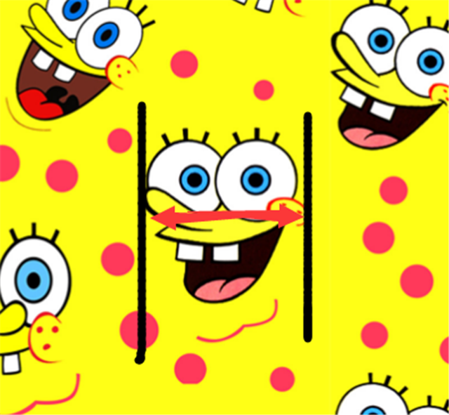 SpongeBob Bullet Printed Fabric FeeFiFauxLeather