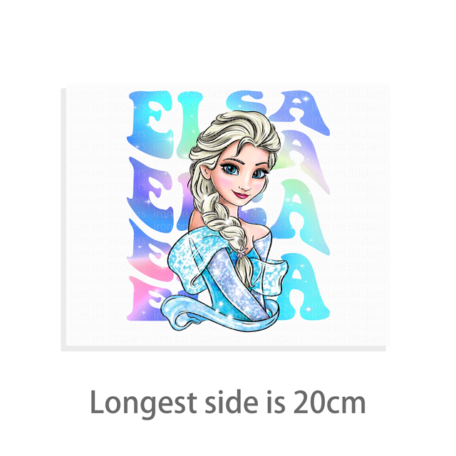 Iron-On Transfer –  Princess Print 20cm