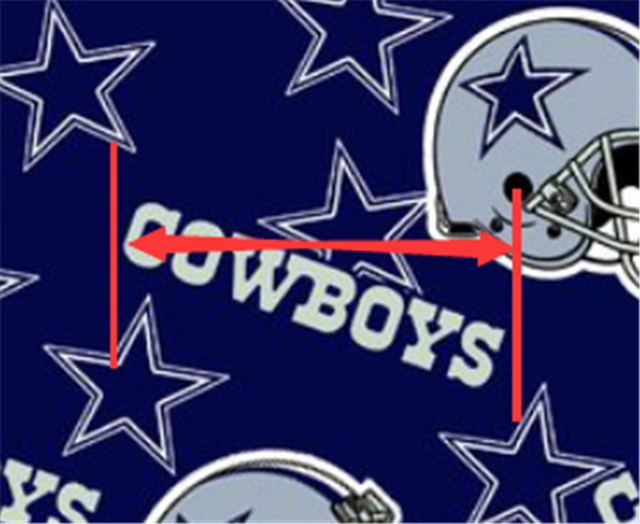 Cowboys Football Printed Fabric