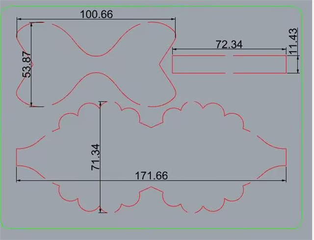 4 Inch Pinch Bow Cutting Die for Making Bows FeeFiFauxLeather