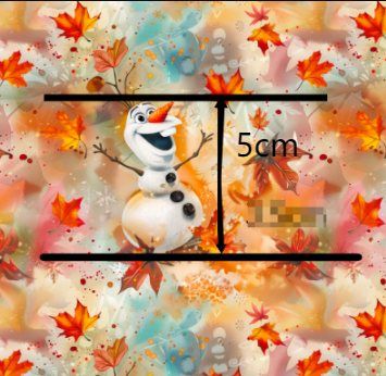 Olaf Christmas Textured Liverpool/ Bullet Fabric