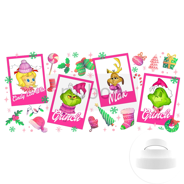 The Grinch 1 Yard Printed Grosgrain Ribbon