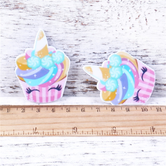 Unicorn Cupcake Resin 5 piece set