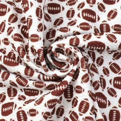 49ers Football Litchi Printed Faux Leather Sheet Litchi has a pebble l –  FeeFiFauxLeather