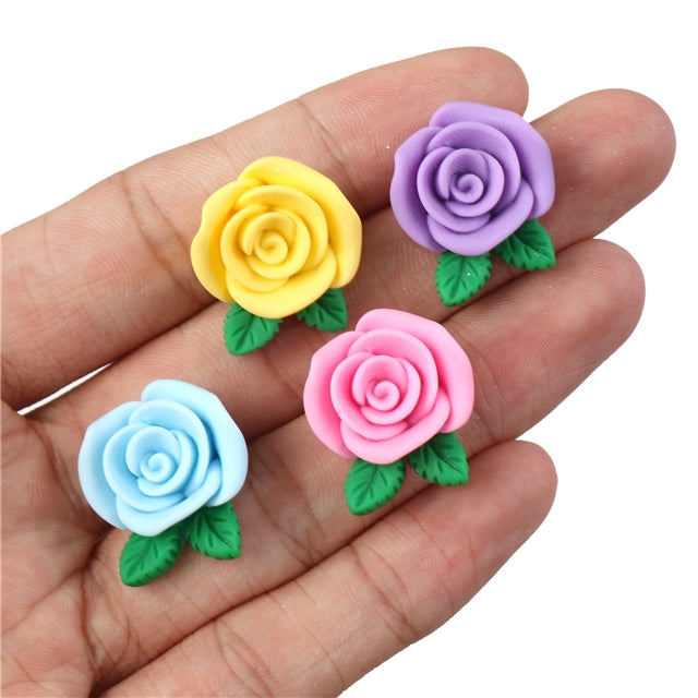 3-D Flower Flat Back Resin Centerpiece 2 pieces per order