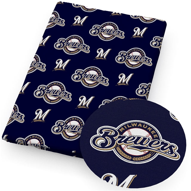 Brewers Baseball Textured Liverpool/ Bullet Fabric