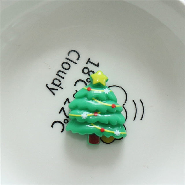 3-D Christmas Flat Back Resin Centerpiece 2 pieces per order