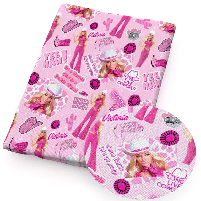 Fashion Doll Litchi Printed Faux Leather Sheet Litchi has a pebble like feel with bright colors