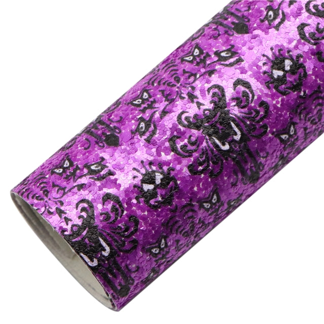 Haunted Mansion Purple Halloween Chunky Glitter with bright colors