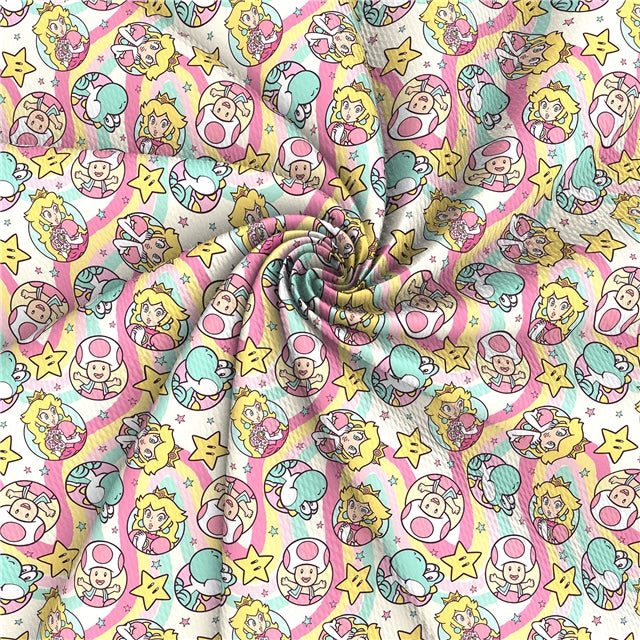 Princess Peach Super Mario Liverpool/ Bullet Fabric