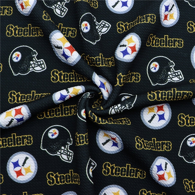 Steelers Football Textured Liverpool/ Bullet Fabric