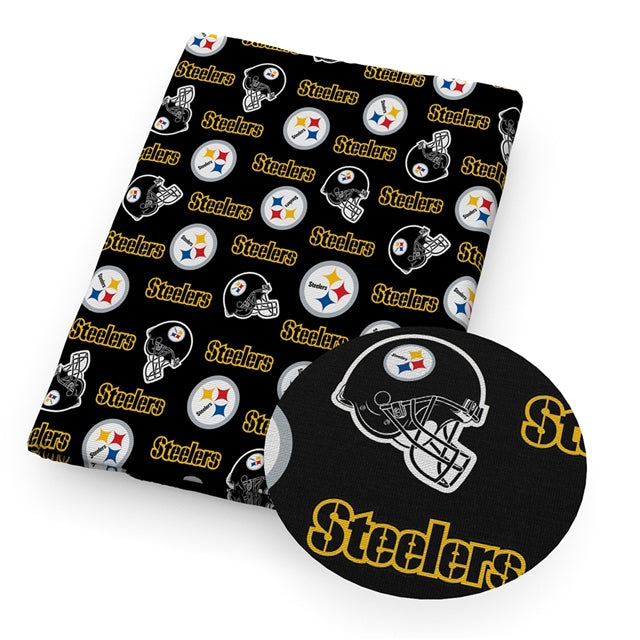 Steelers Football Textured Liverpool/ Bullet Fabric with a textured feel