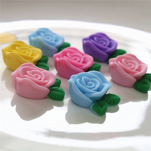 3-D Flower Flat Back Resin Centerpiece 2 pieces per order