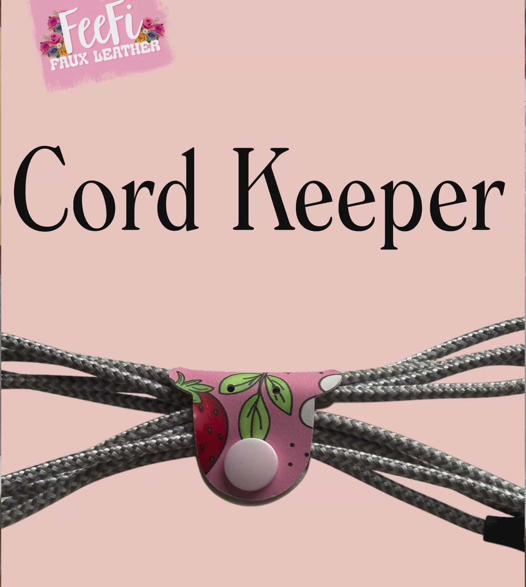 Cord Keeper Bow Die for Making Holders for Cords