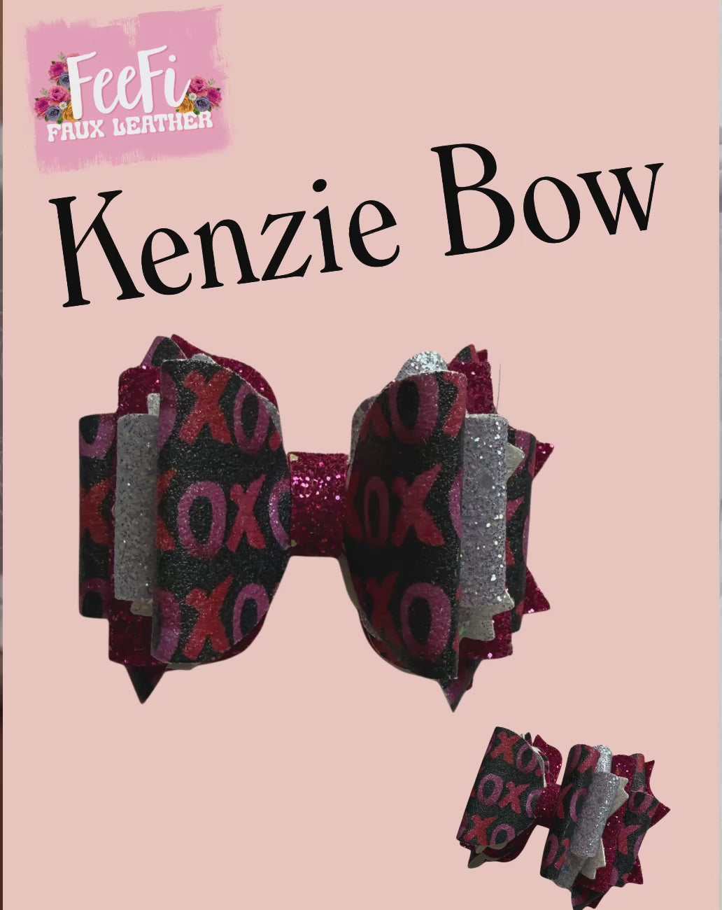 Kenzie Bow Die for Making 4 Inch Hair Bows