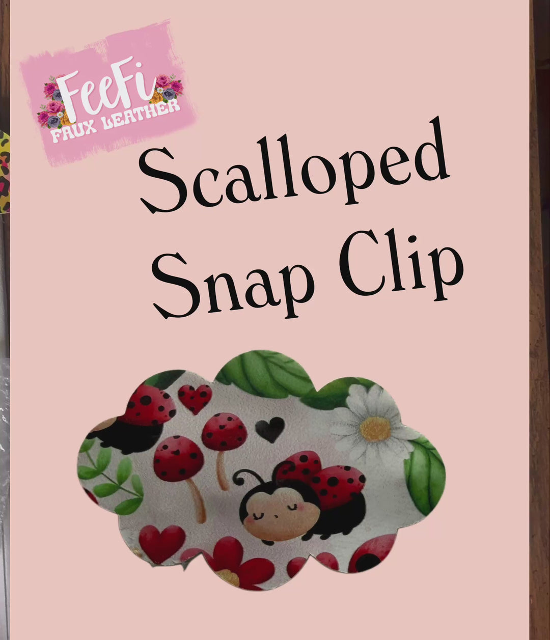Scalloped Snap Clip Die Cutter 7CM or 2 3/4 inches