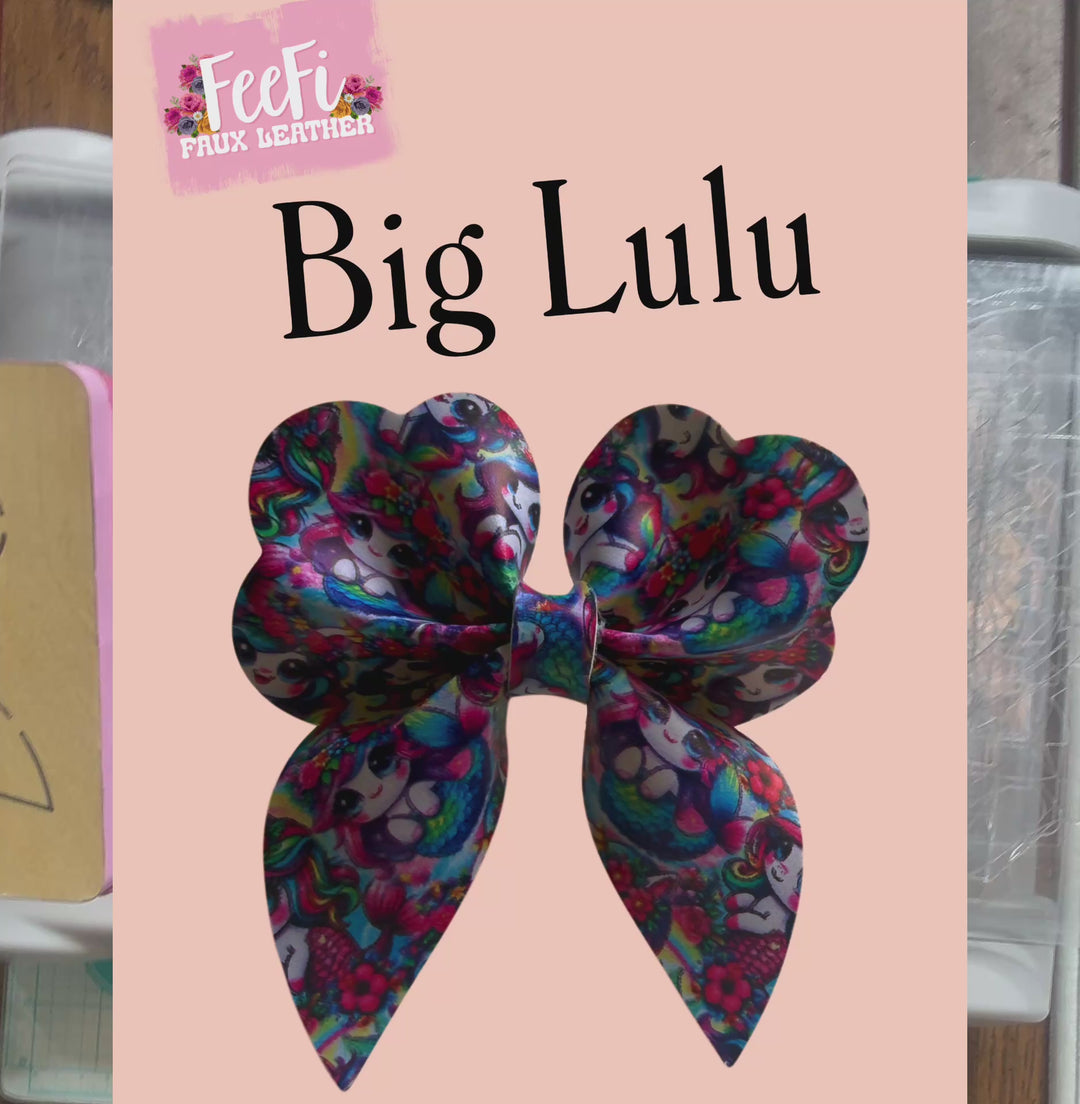 Big Lulu Bow Die for Making 4 Inch Pinch Hair Bows