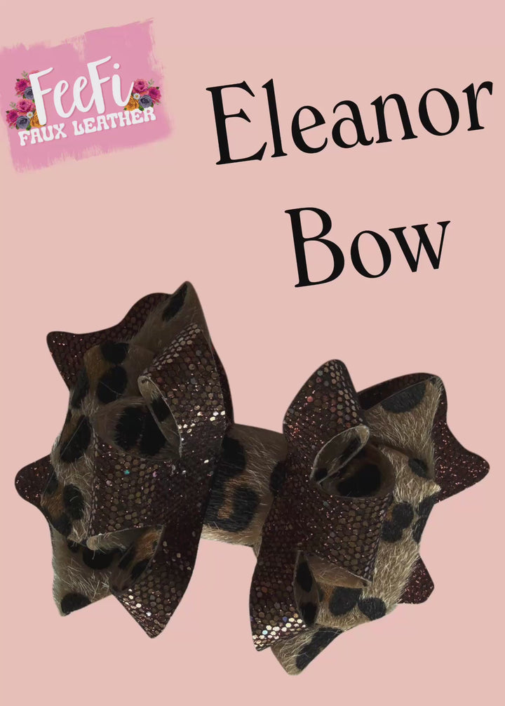 Eleanor Bow Die for Making Bows using Cutter 4 Inch Bow