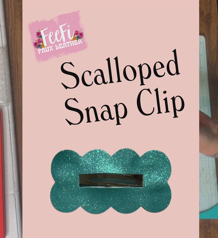 Scalloped Snap Clip Die Cutter 7CM or 2 3/4 inches