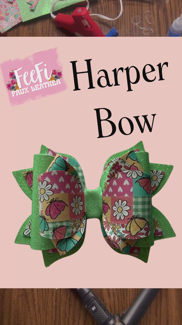Bow Die for Making Bows using Cutter 4 Inch Bow