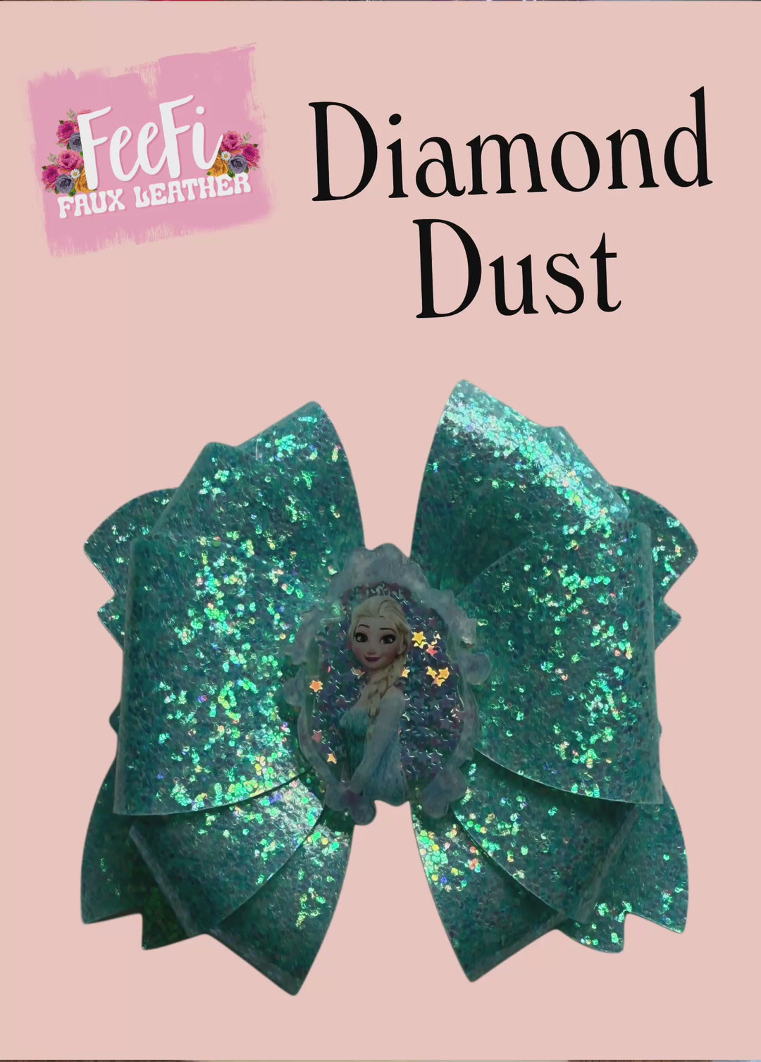 Diamond Dust Bow Die for Making 5 Inch Hair Bows