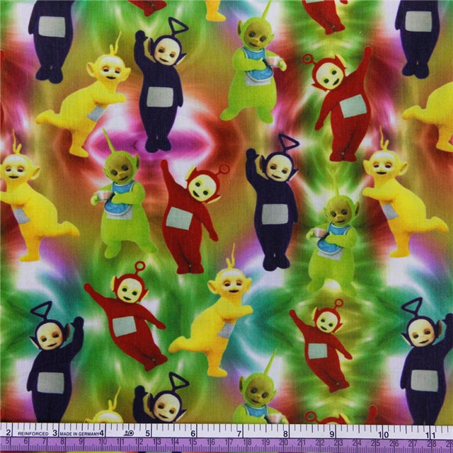 Teletubbies Bullet Textured Liverpool Fabric