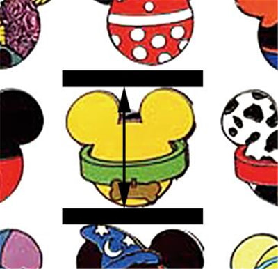 Mickey Characters Printed See Through Vinyl ,Clear, Transparent Vinyl Sheet