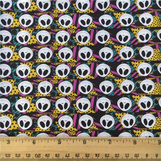 Nightmare Before Christmas Halloween Bullet Textured Liverpool Fabric