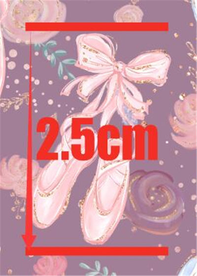Ballet Shoes Litchi Printed Faux Leather Sheet Litchi has a pebble like feel with bright colors