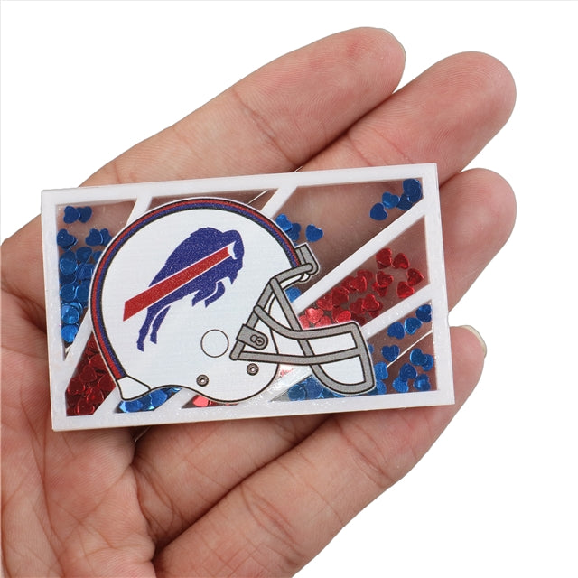 Buffalo Bills Quicksand Sequin Resin