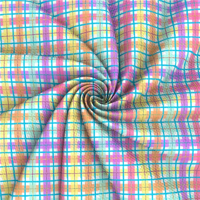 Plaid Bullet Textured Liverpool Fabric